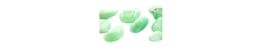 Perles de pierre naturelle de chrysoprase - Minerals store Design