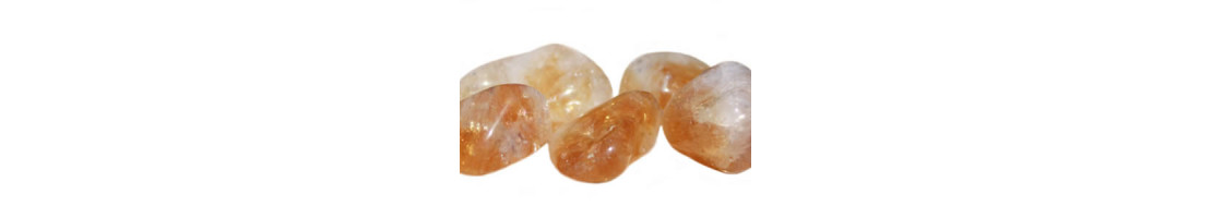 Perles de pierre naturelle de citrine - Minerals store Design