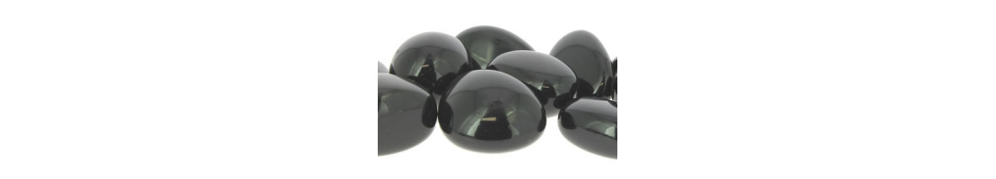 Perles de pierre naturelle d'obsidienne oeil céleste - Minerals store Design