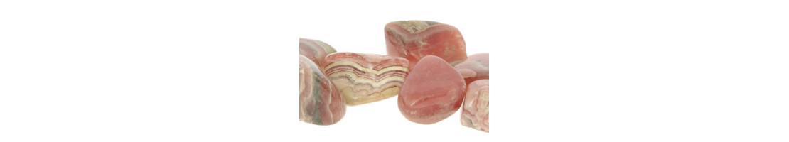 Perles de pierre naturelle de Rhodochrosite - Minerals store Design