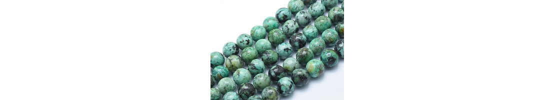 Perles de pierre naturelle de turquoise afrique - Minerals store Design