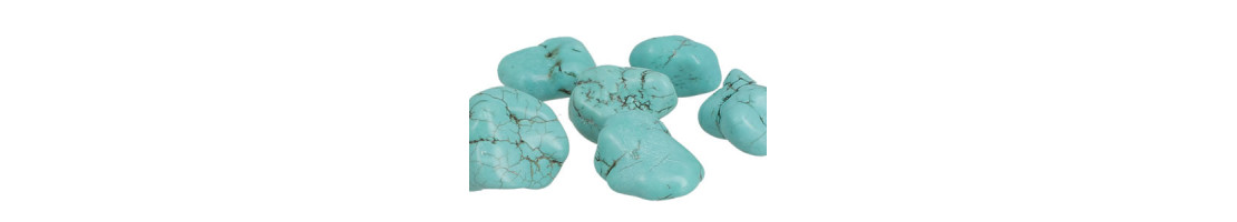 Perles de pierre naturelle de turquoise - Minerals store Design