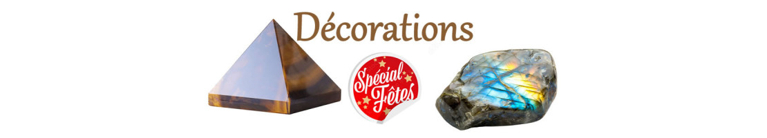 Objets de décoration et d'harmonie en pierres naturelles - Offres Noel