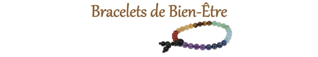 Bracelets de bien être en perles de pierres naturelles - Offres Noël