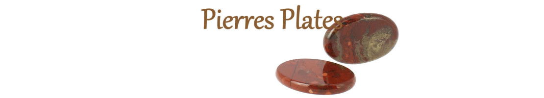 Pierres plates naturelles de collection et de lithothérapie